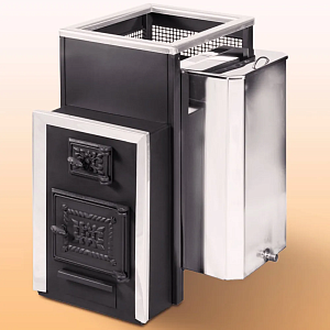 Печь банная Радуга ПБ-30Б (под навесной бак 50л) 8мм